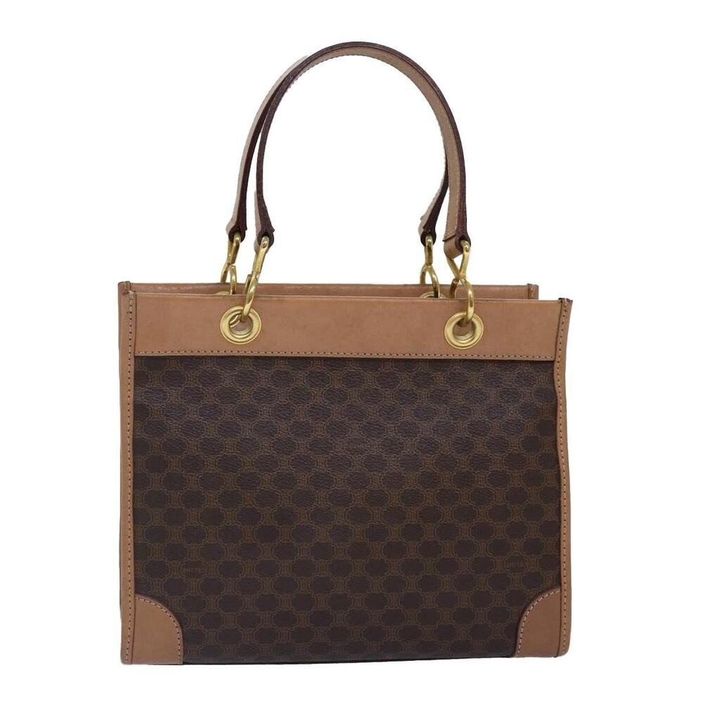 Celine Macadam Handbag Brown